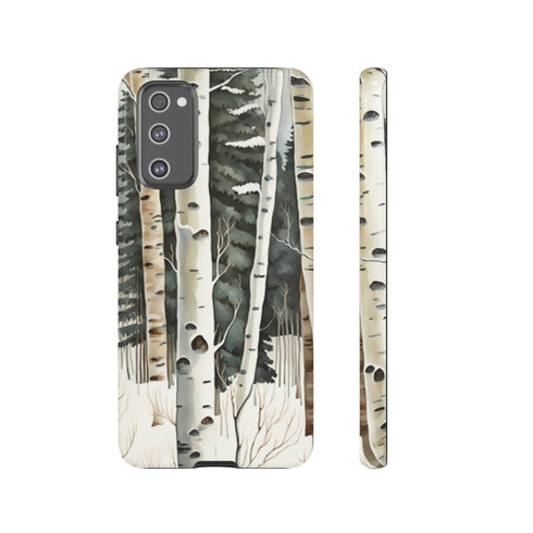 Winter Aspen Trunks - Impact Resistant Phone Case